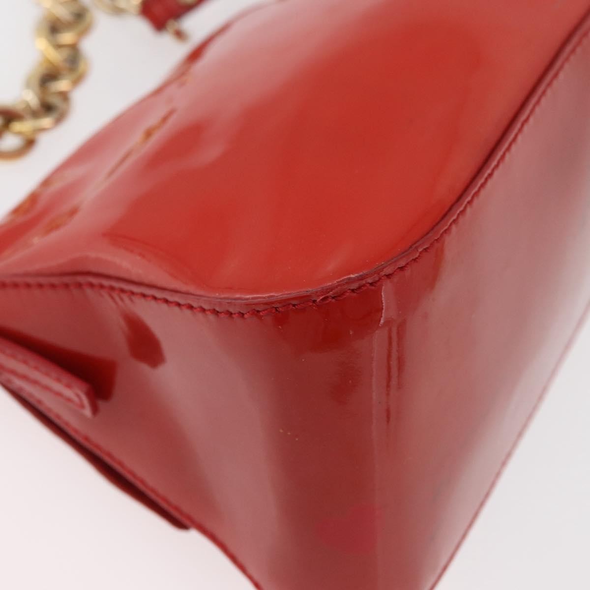 Fendi Forever Mama Bag Patent Red Patent_Leather Shoulder Bag Bag (Pre-Owned)