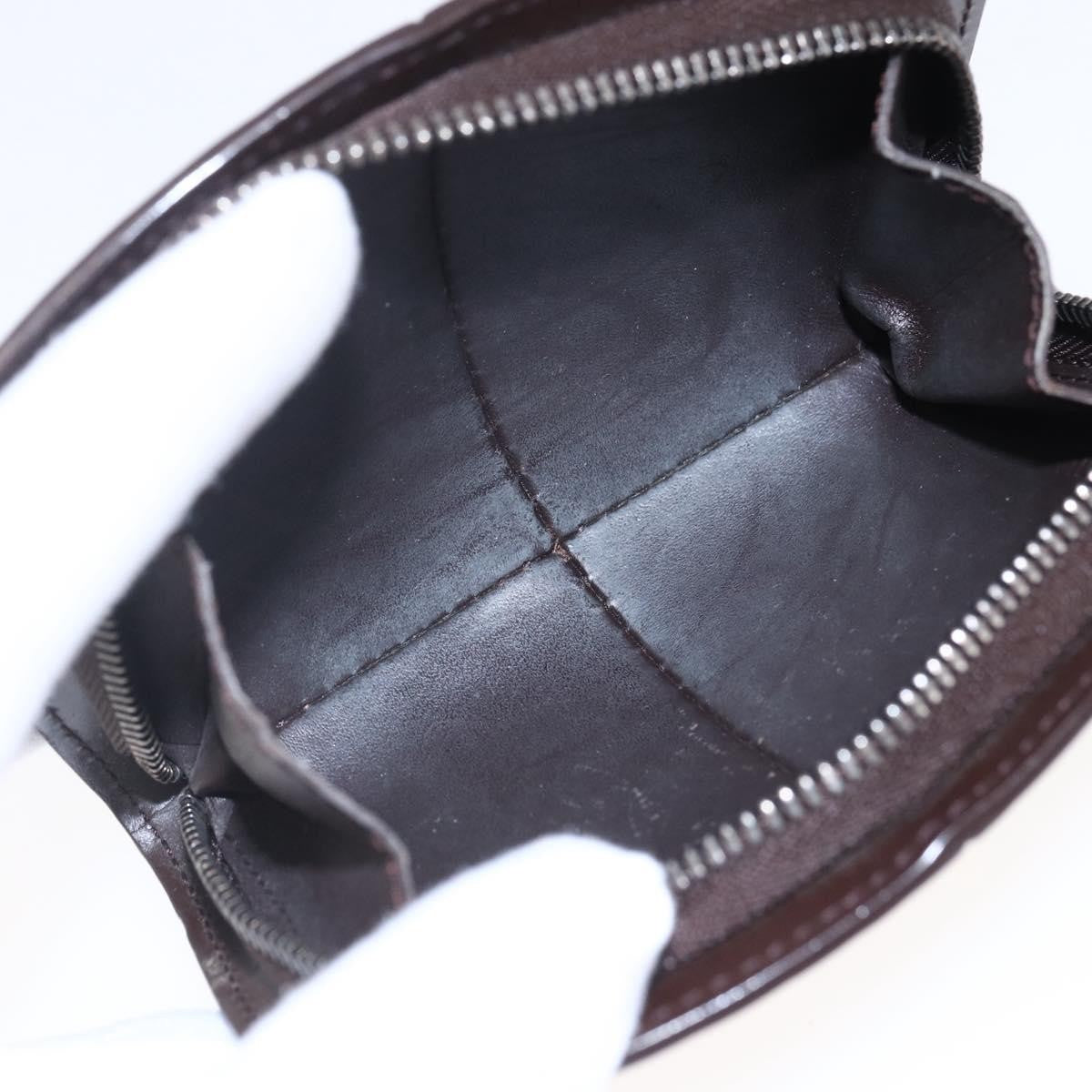Louis Vuitton Demi Lune Coin Purse Epi Leather Brown Leather Wallets Accessory (Pre-Owned)
