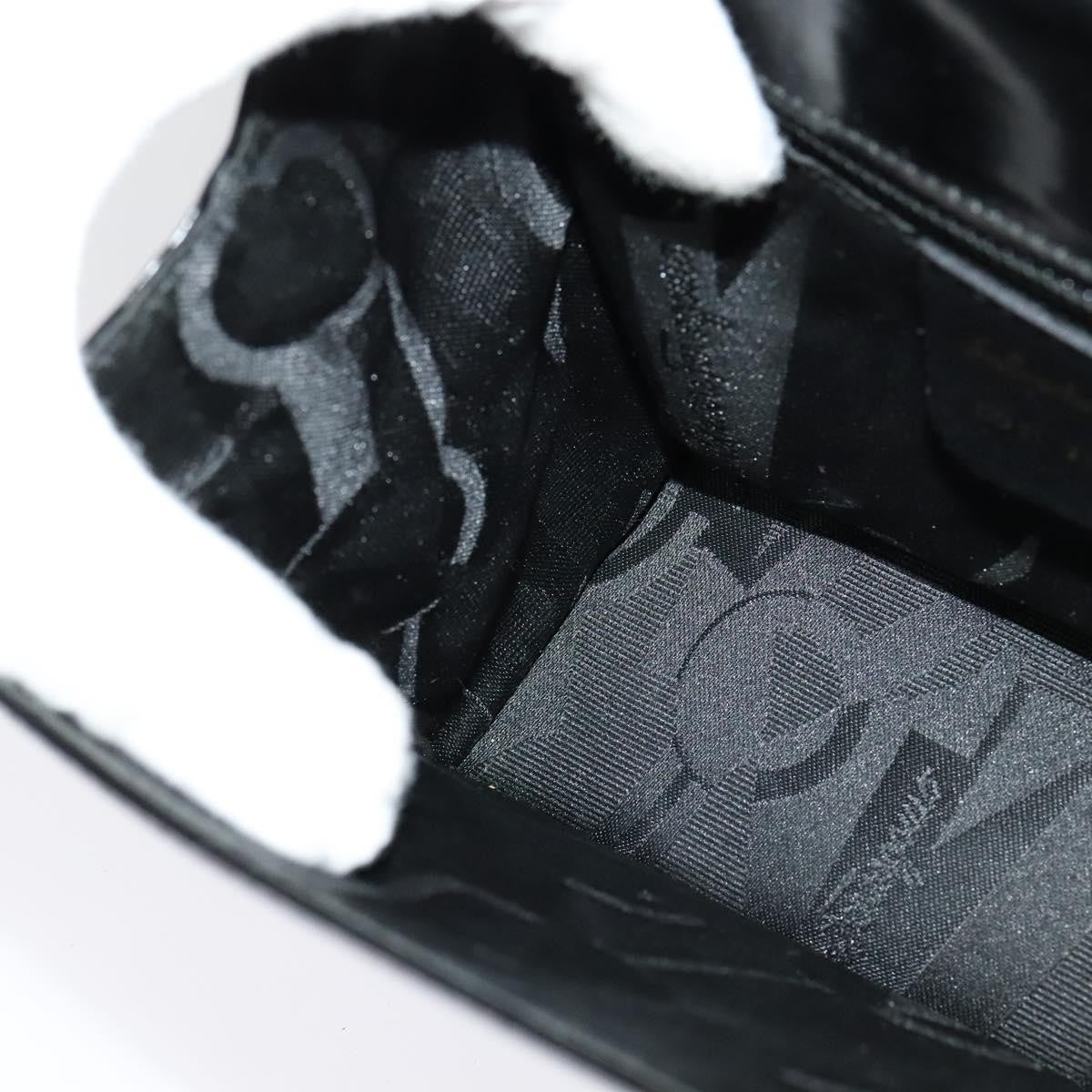 Salvatore Ferragamo Gancini Shoulder Bag Patent Leather Black Patent_Leather Shoulder Bag Bag (Pre-Owned)