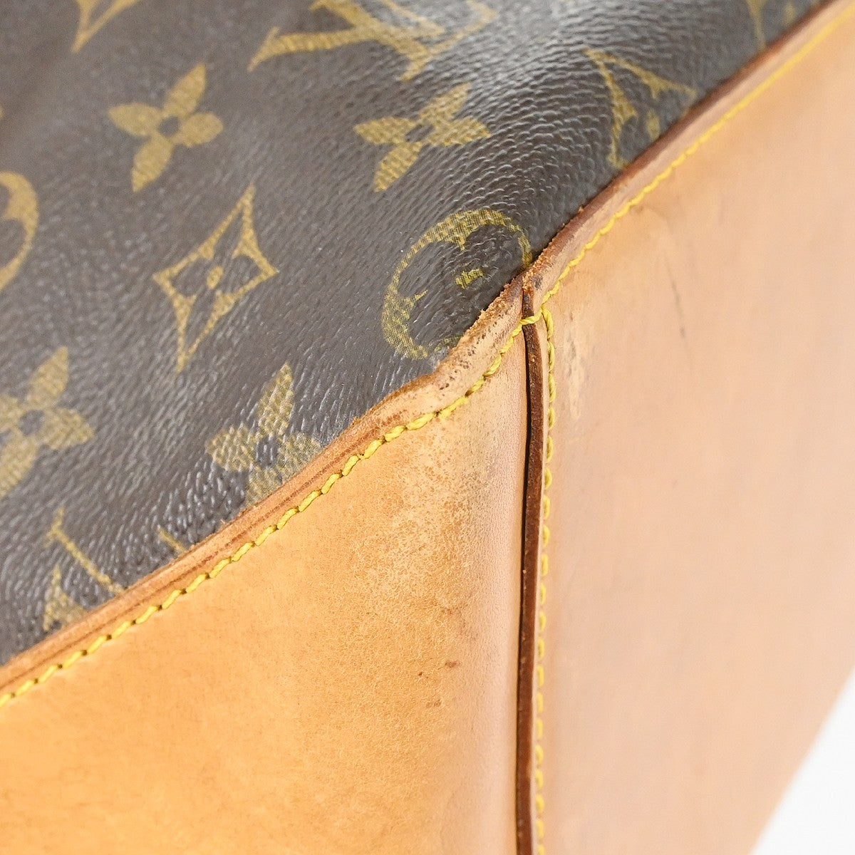 Louis Vuitton Cabas Mezzo Monogram Canvas Brown Canvas Tote Bag Bag (Pre-Owned)