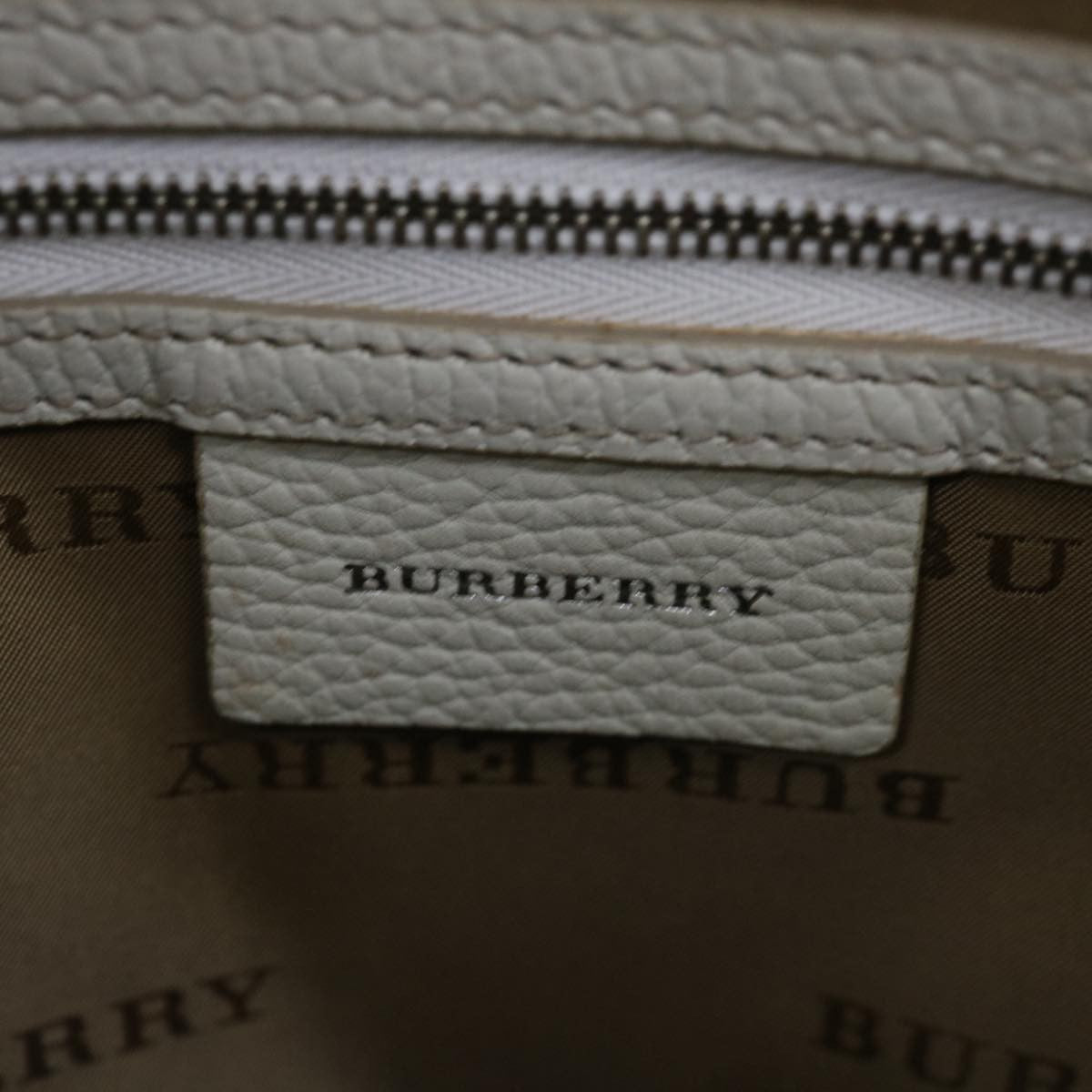 Burberry Nova Check Shoulder Bag Canvas Beige Canvas Shoulder Bag Bag (Pre-Owned)