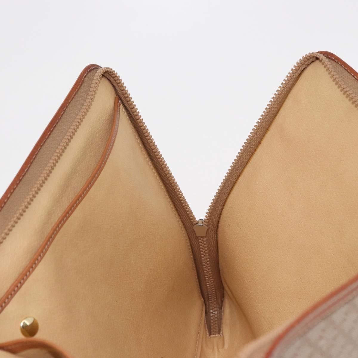 Celine Macadam Pochette Clutch Beige Pvc Clutche & Pouche Bag (Pre-Owned)