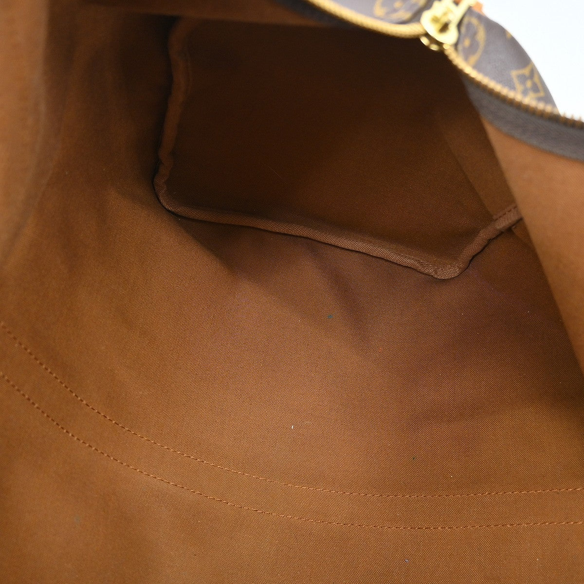 Louis Vuitton Keepall Bag Monogram Canvas Brown Canvas Travel Bag Bag (Pre-Owned)