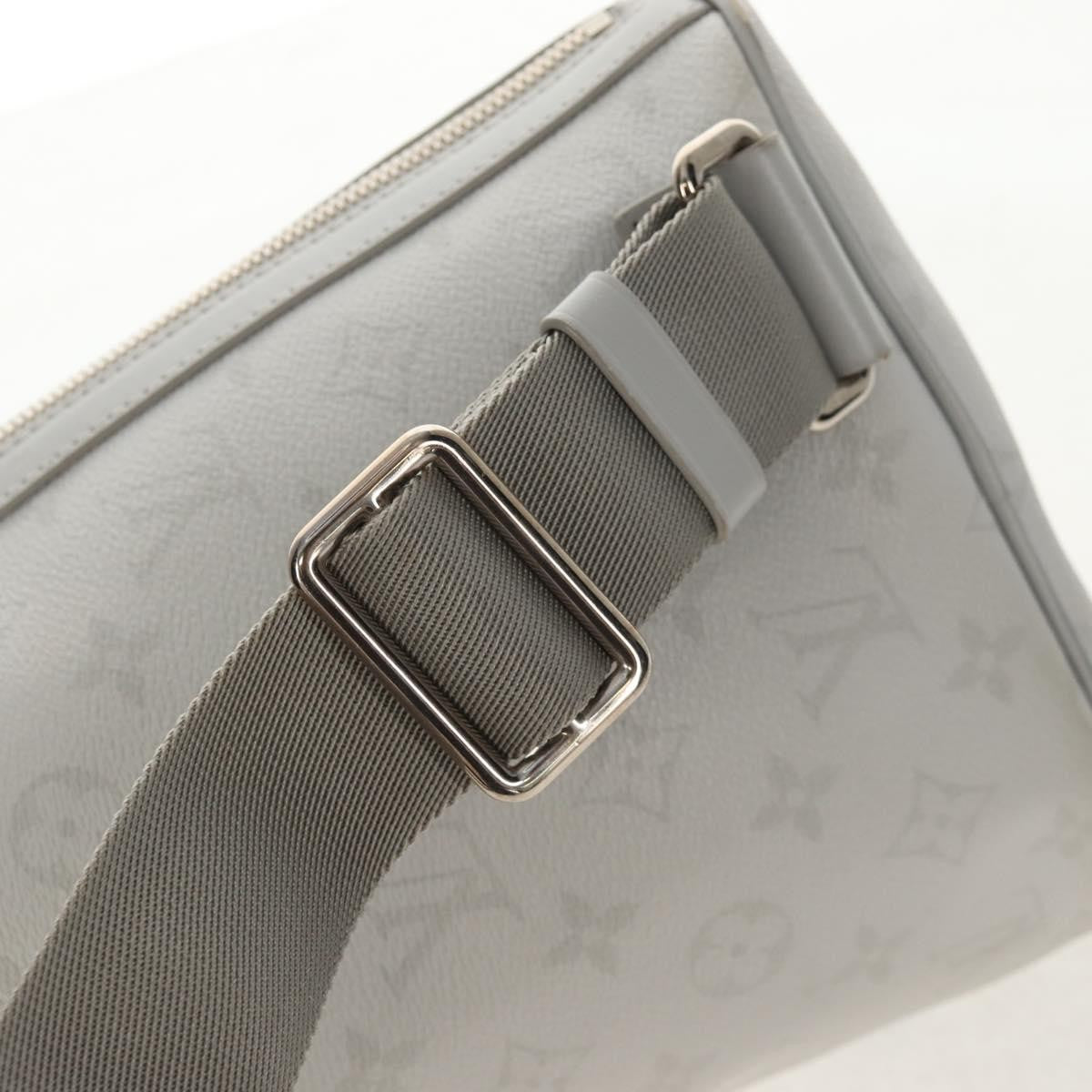 Louis Vuitton Chalk Sling Bag Limited Edition Logo Story Monogram Canvas White Canvas Shoulder Bag Bag (Pre-Owned)