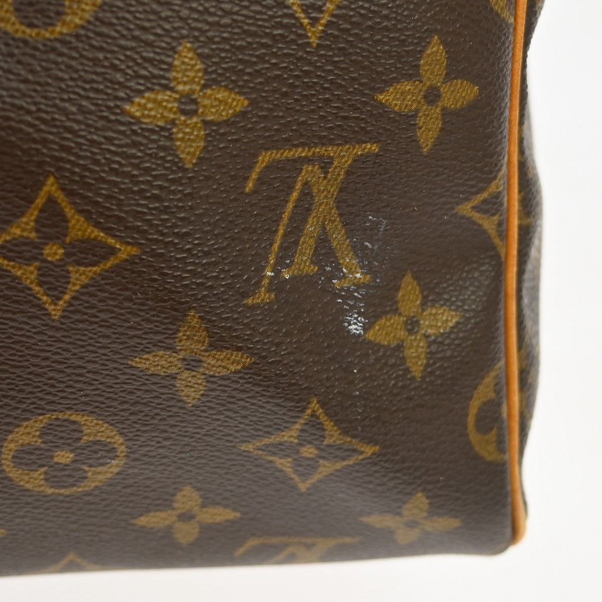 Louis Vuitton Keepall Bag Monogram Canvas Brown Canvas Handbag (Pre-Owned)