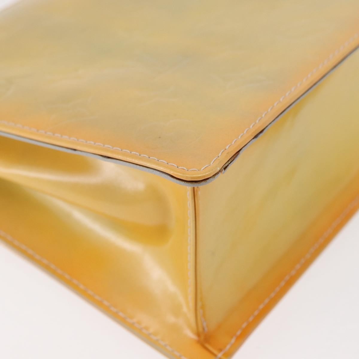 Louis Vuitton Spring Street Nm Handbag Patent Leather Yellow Patent_Leather Handbag (Pre-Owned)