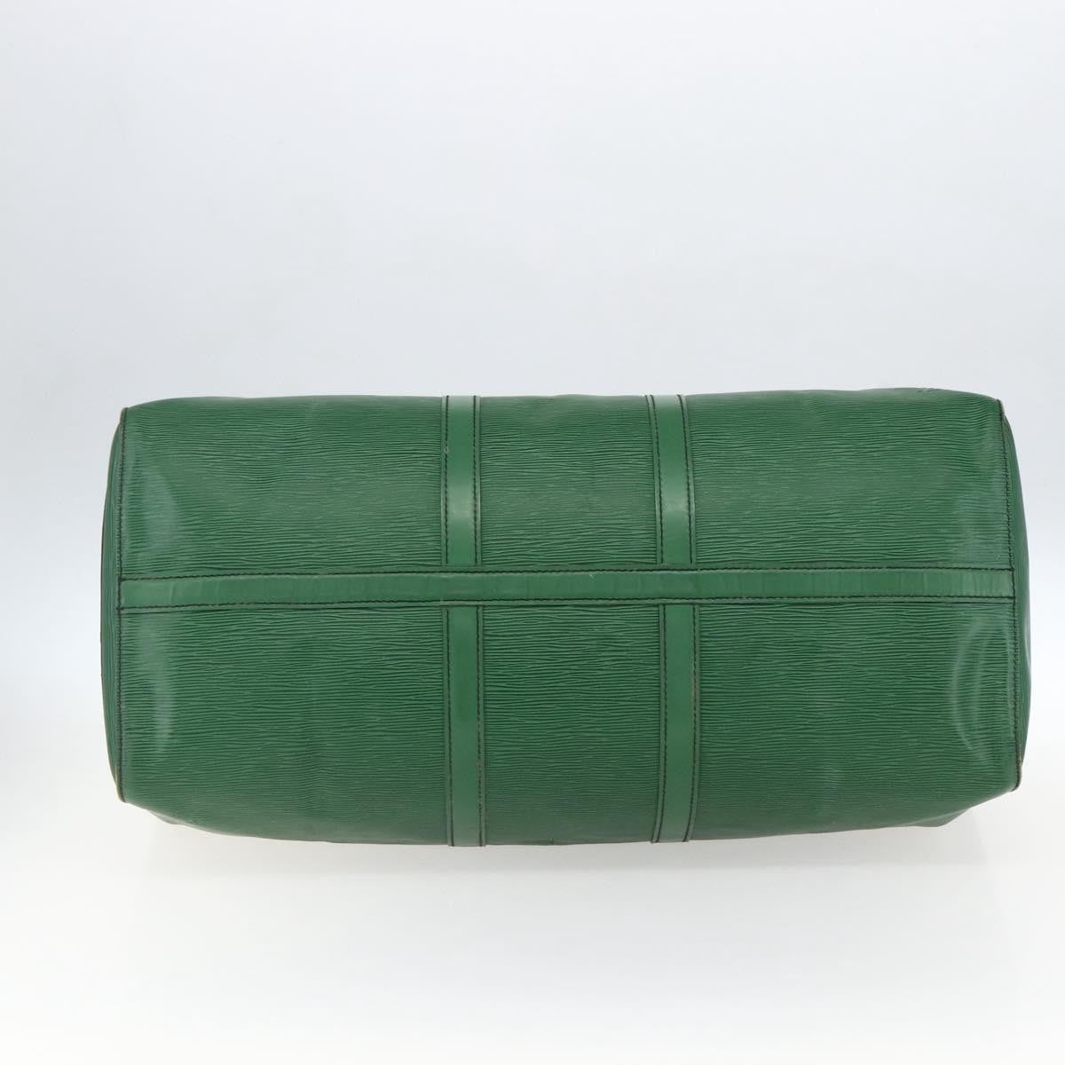 Louis Vuitton Keepall Bag Epi Leather Green Leather Travel Bag Bag (Pre-Owned)
