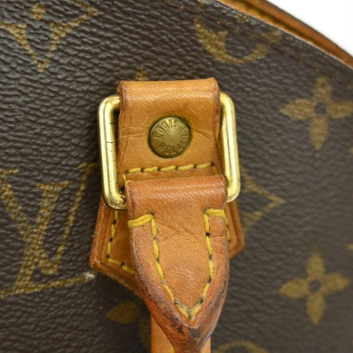 Louis Vuitton Ellipse Bag Monogram Canvas Brown Canvas Handbag (Pre-Owned)