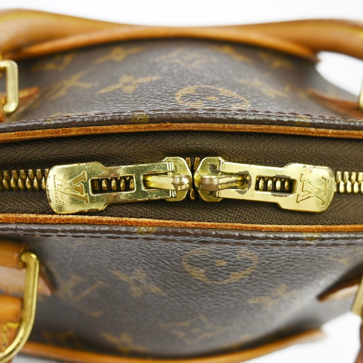 Louis Vuitton Ellipse Bag Monogram Canvas Brown Canvas Handbag (Pre-Owned)