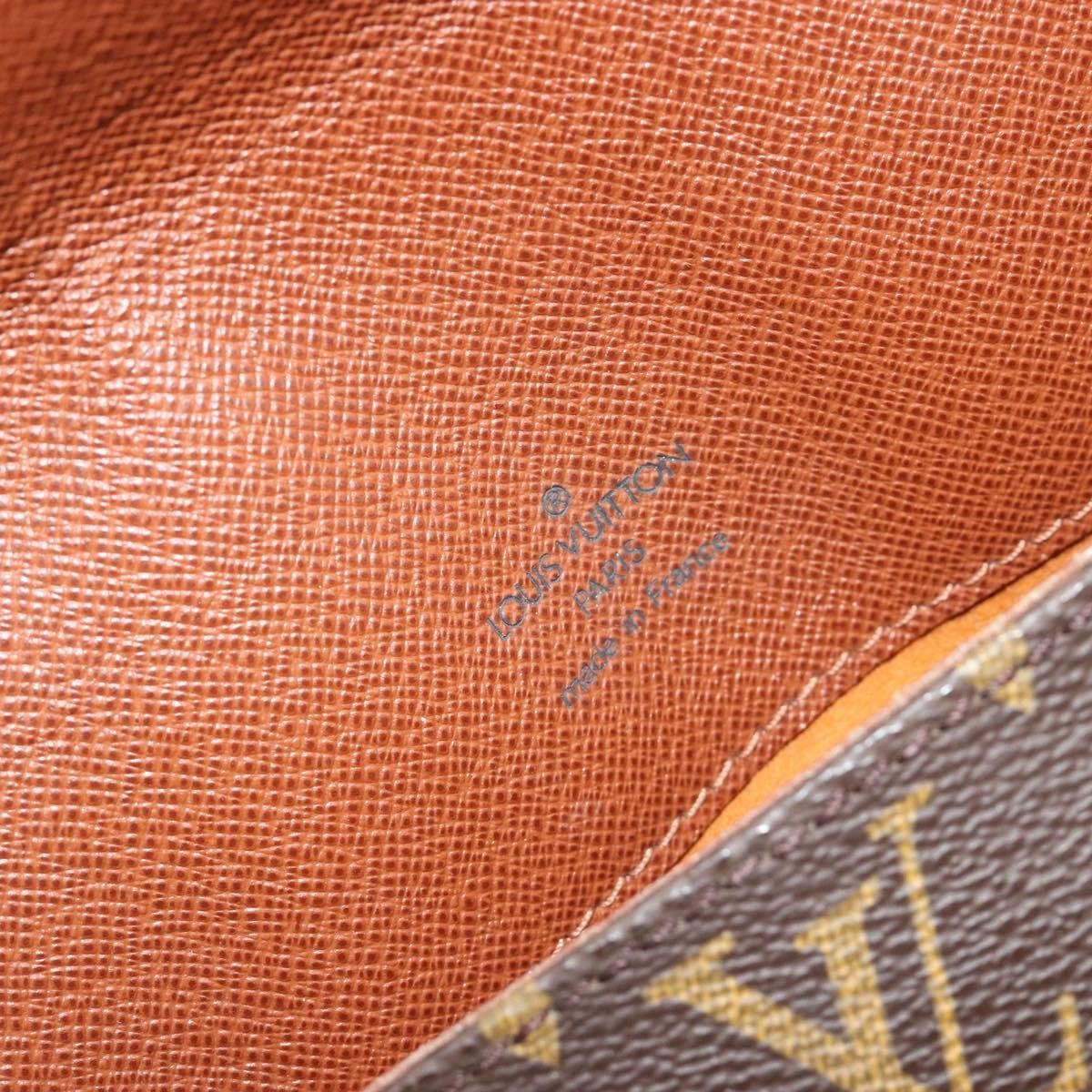 Louis Vuitton Musette Tango Handbag Monogram Canvas Brown Canvas Shoulder Bag Bag (Pre-Owned)