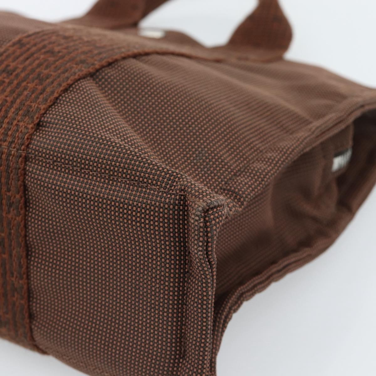 Hermes Fourre-Tout Herline Fourre-Tout Herline Brown Canvas Tote Bag Bag (Pre-Owned)