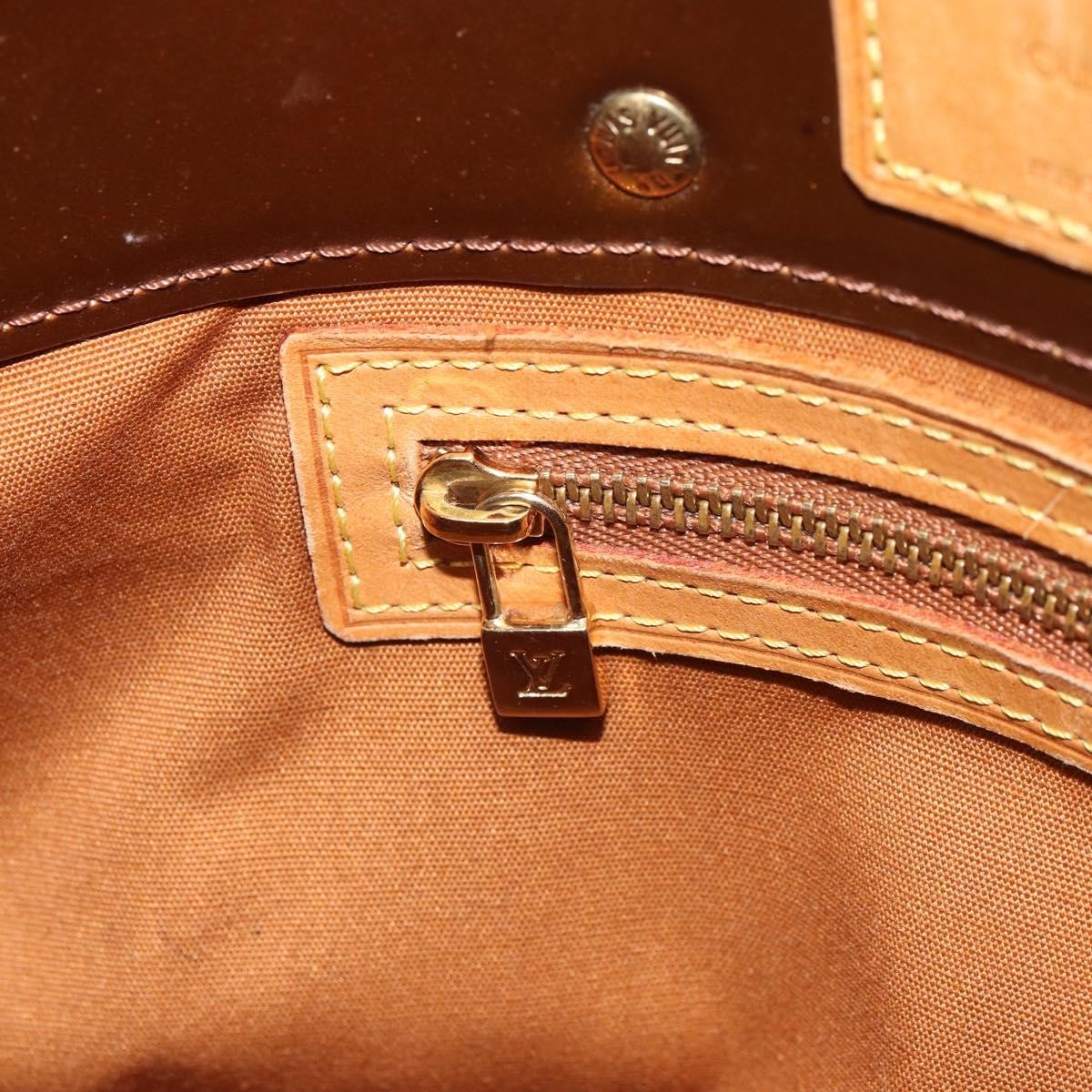 Louis Vuitton Reade Handbag Monogram Vernis Brown Patent_Leather Handbag (Pre-Owned)
