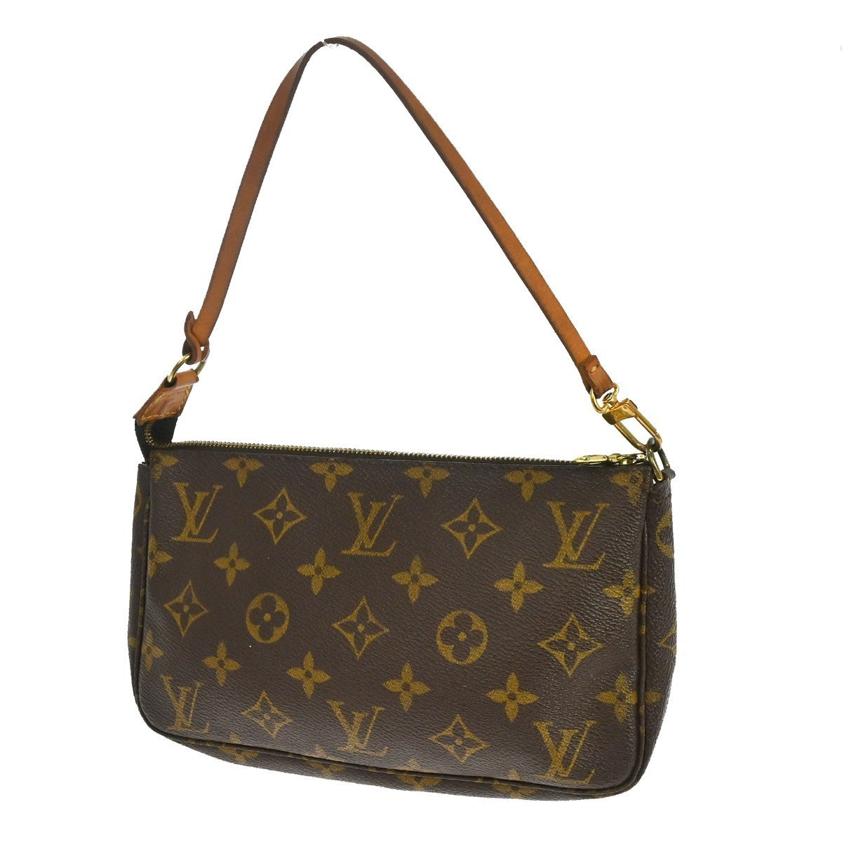 Louis Vuitton Pochette Accessoires Nm Monogram Canvas Brown Canvas Clutche & Pouche Bag (Pre-Owned)