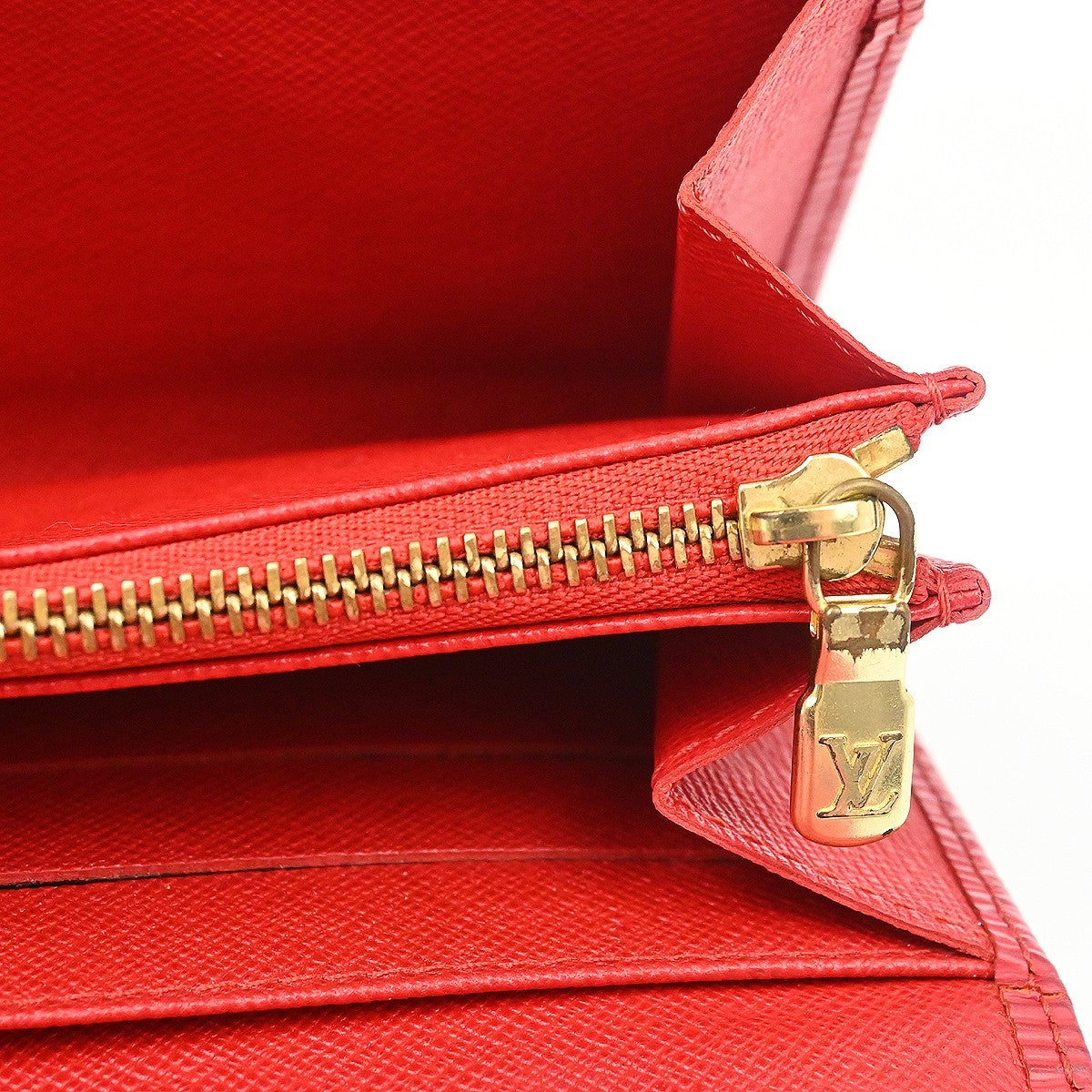 Louis Vuitton Wallet Epi Epi Leather Red Leather Wallets Accessory (Pre-Owned)