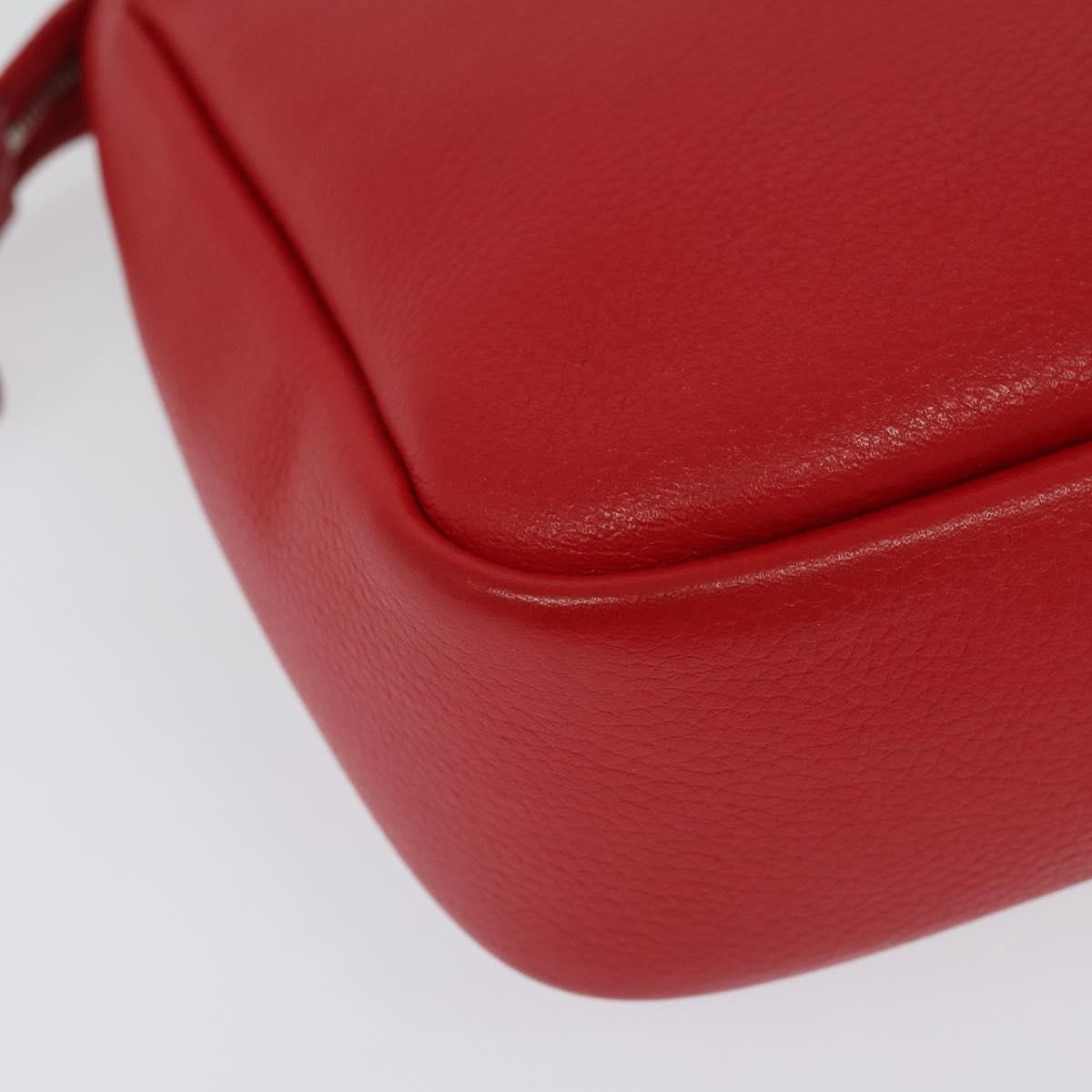 Louis Vuitton Essential Cuir Boheme Handbag Leather Red Leather Shoulder Bag Bag (Pre-Owned)