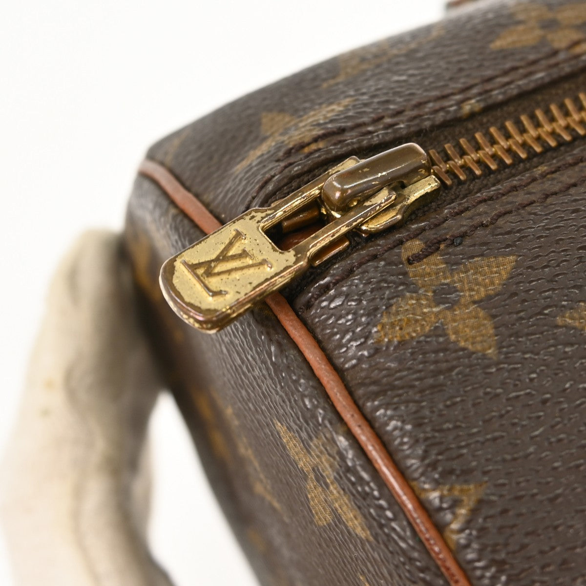 Louis Vuitton Papillon Handbag Monogram Canvas Brown Canvas Handbag (Pre-Owned)