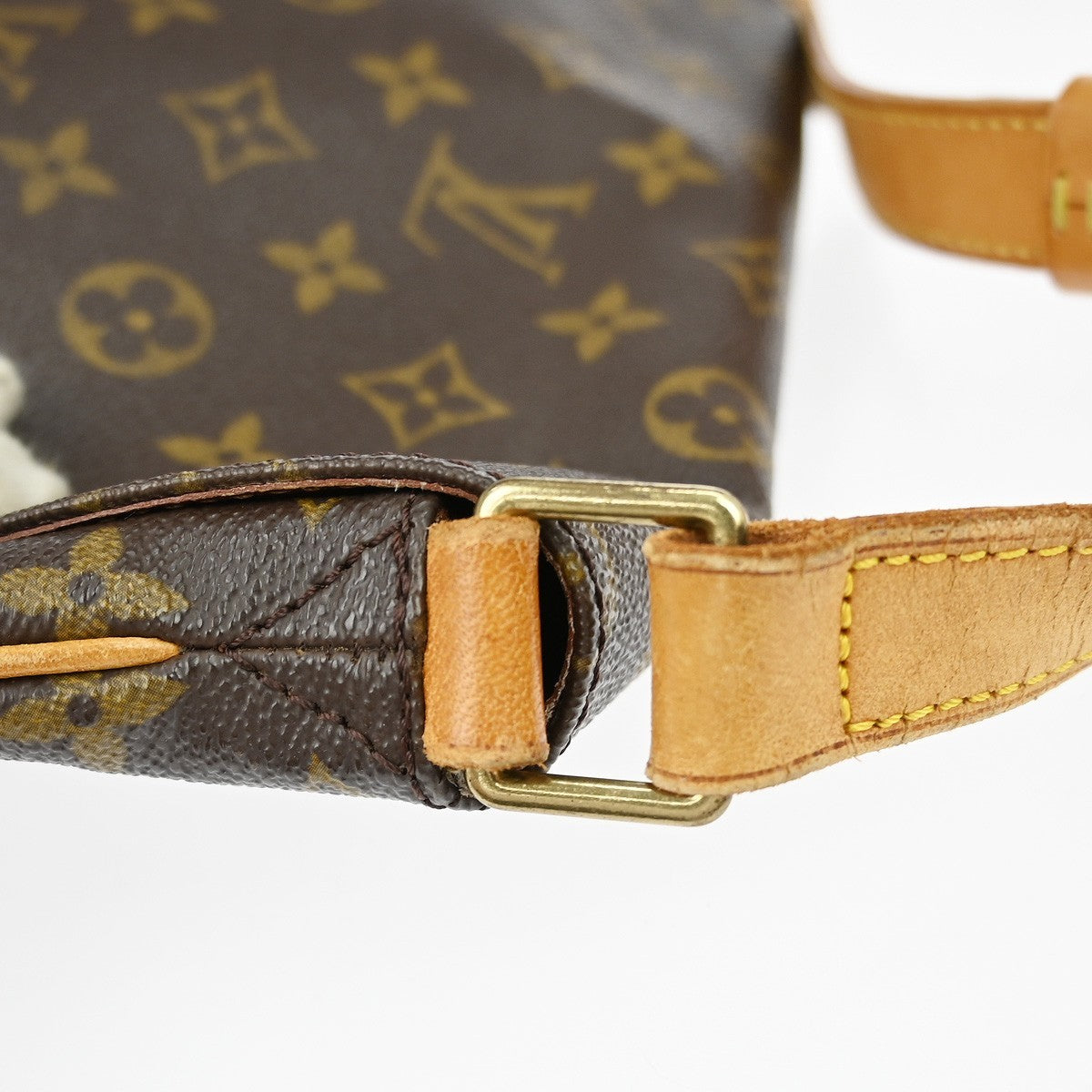 Louis Vuitton Musette Salsa Handbag Monogram Canvas Brown Canvas Shoulder Bag Bag (Pre-Owned)