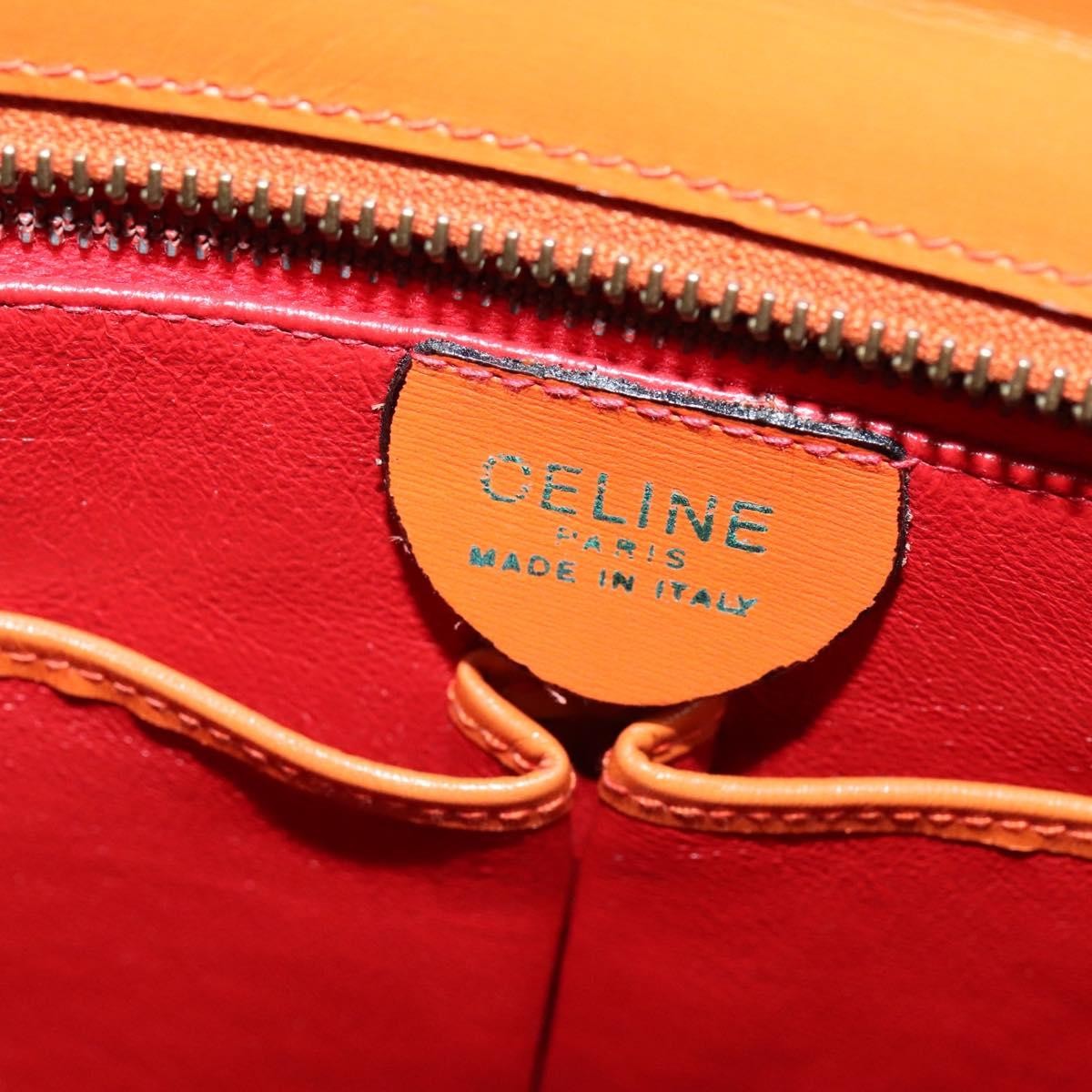 Celine Tote Bag Leather Gold Leather Tote Bag Bag (Pre-Owned)