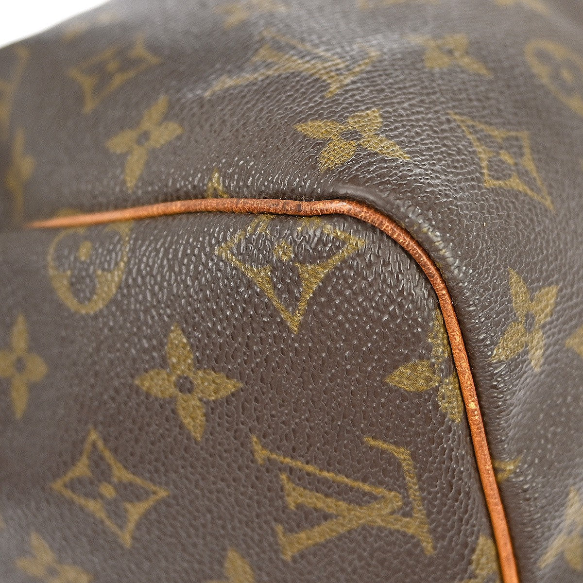 Louis Vuitton Speedy Handbag Monogram Canvas Brown Canvas Handbag (Pre-Owned)