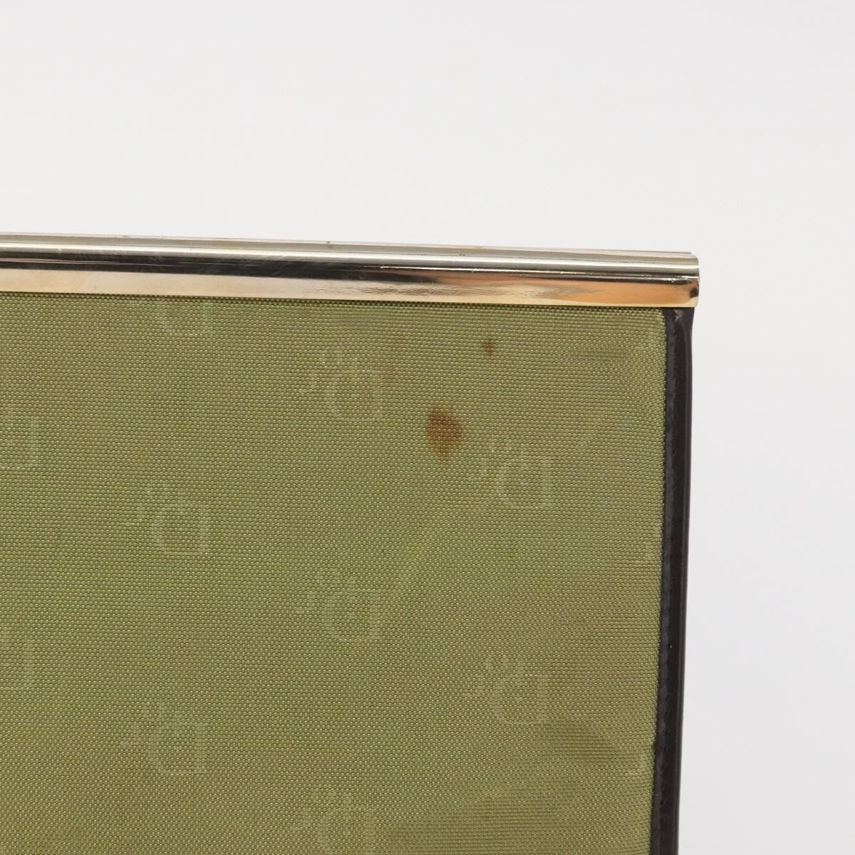 Christian Dior Trotter Pouch Canvas Green Canvas Clutche & Pouche Bag (Pre-Owned)