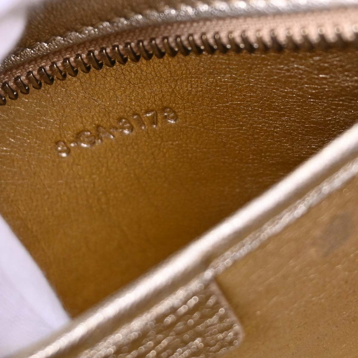 Celine Luggage Bag Smooth Leather Gold Leather Tote Bag Bag (Pre-Owned)