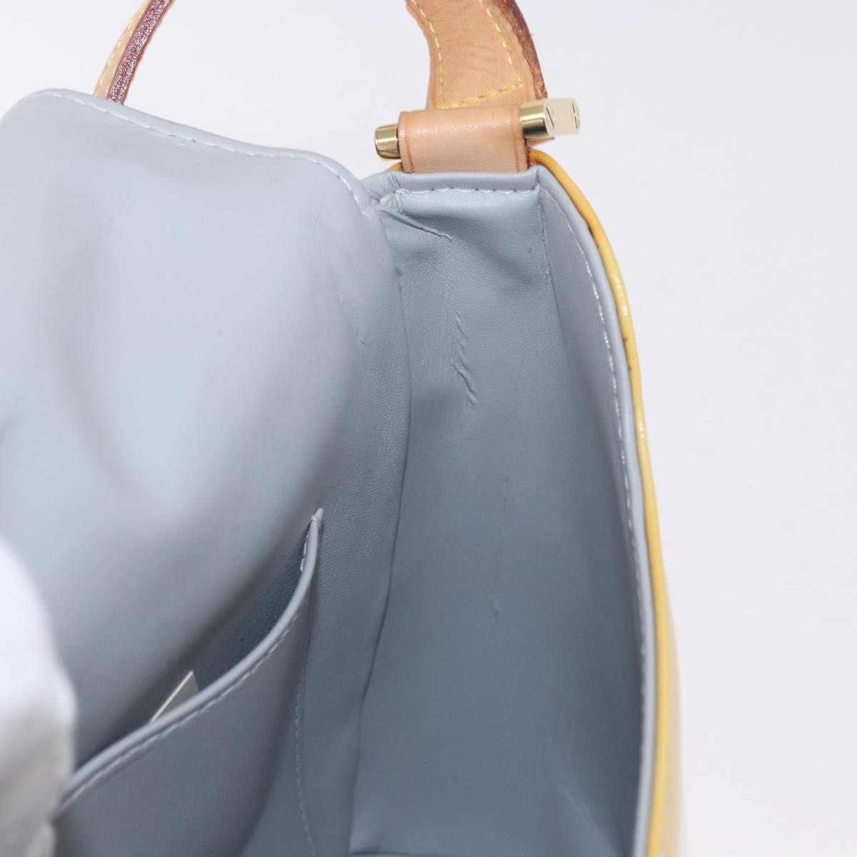 Louis Vuitton Thompson Street Handbag Monogram Vernis Yellow Patent_Leather Shoulder Bag Bag (Pre-Owned)