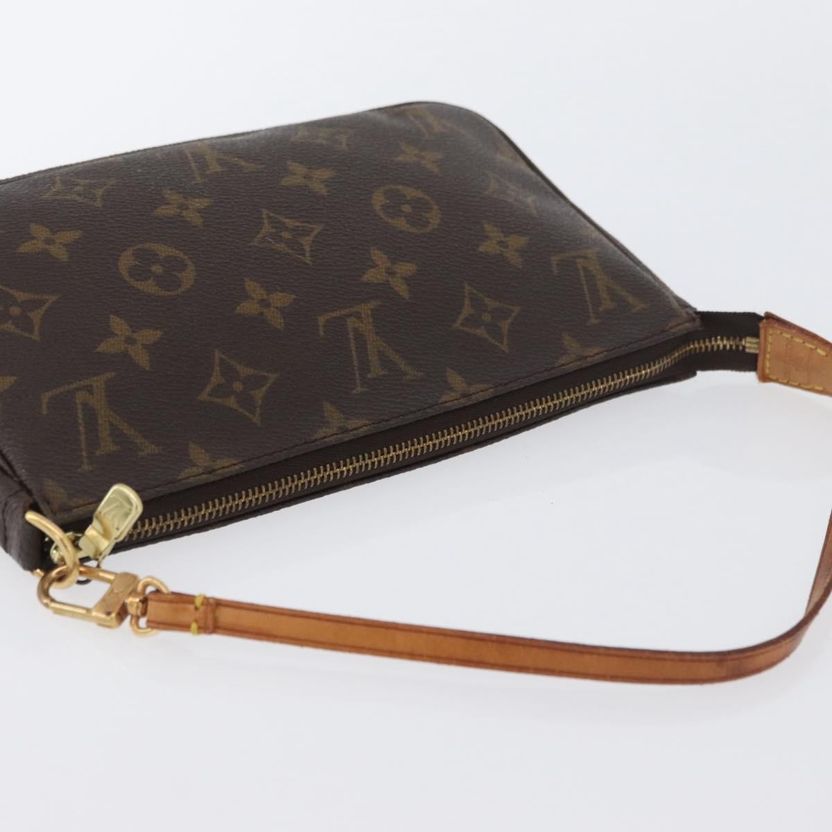 Louis Vuitton Pochette Accessoires Nm Monogram Canvas Brown Canvas Clutche & Pouche Bag (Pre-Owned)