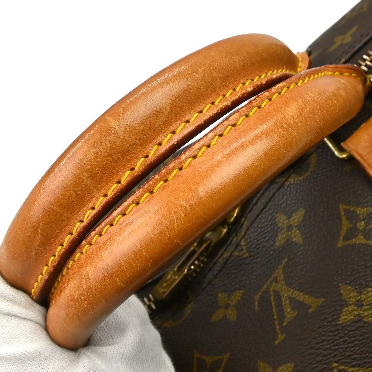 Louis Vuitton Keepall Bag Monogram Canvas Brown Canvas Travel Bag Bag (Pre-Owned)