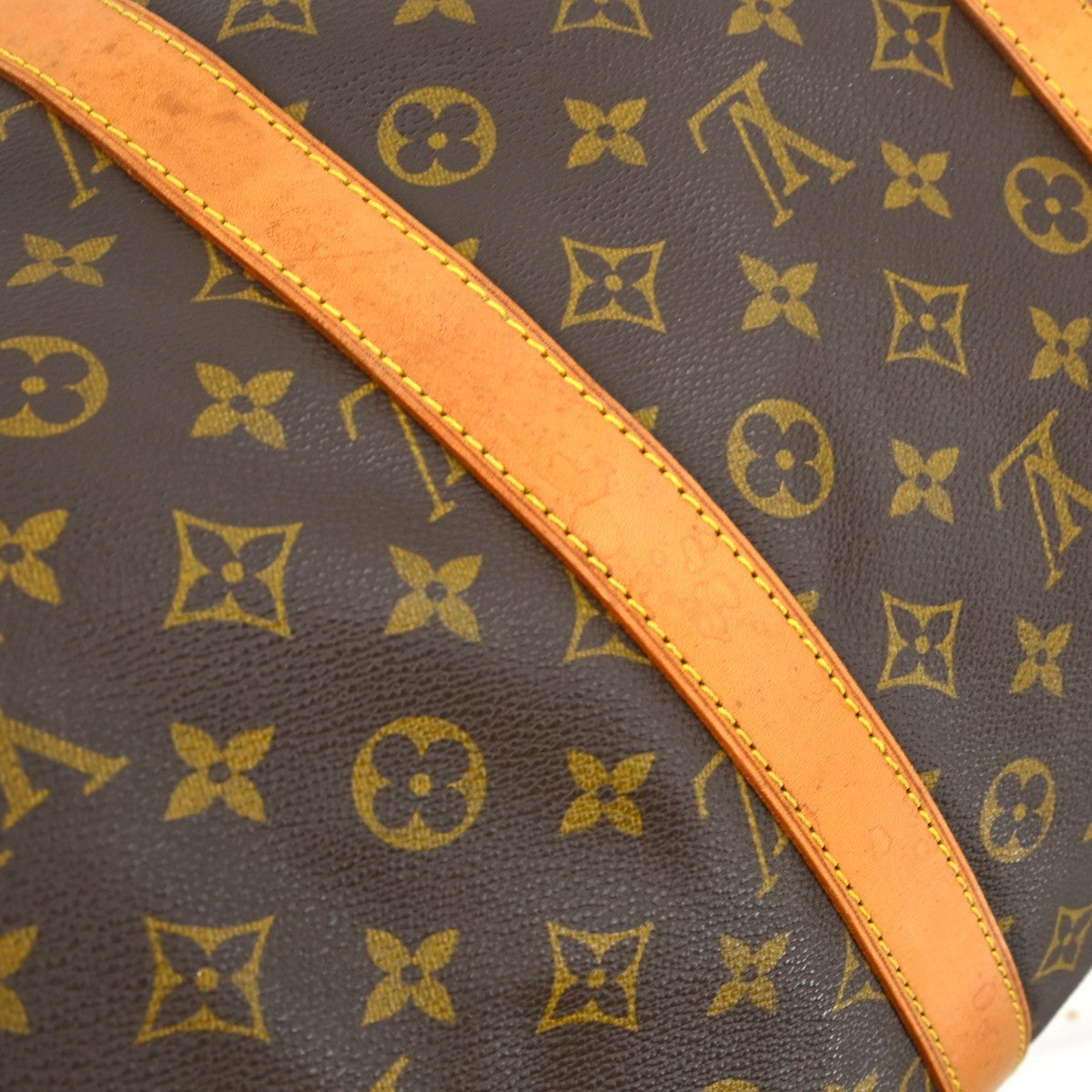 Louis Vuitton Keepall Bag Monogram Canvas Brown Canvas Travel Bag Bag (Pre-Owned)