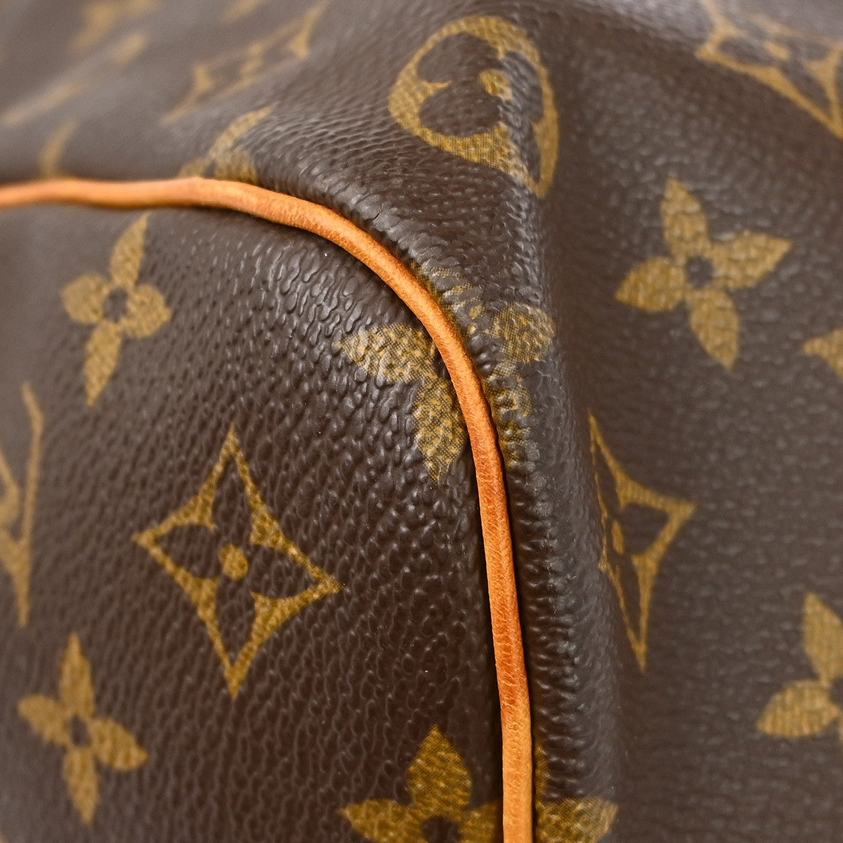 Louis Vuitton Keepall Bag Monogram Canvas Brown Canvas Travel Bag Bag (Pre-Owned)