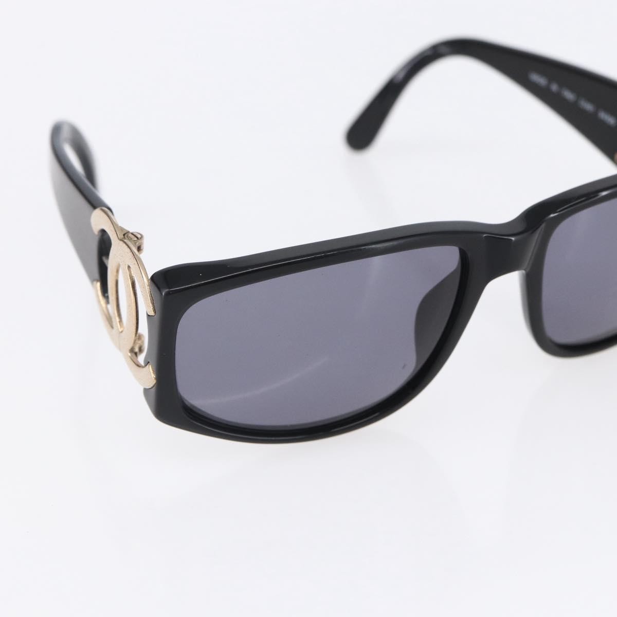 Chanel Logo Cc Sunglasses Plastic Black Plastic Sunglasse Accessory (Pre-Owned)