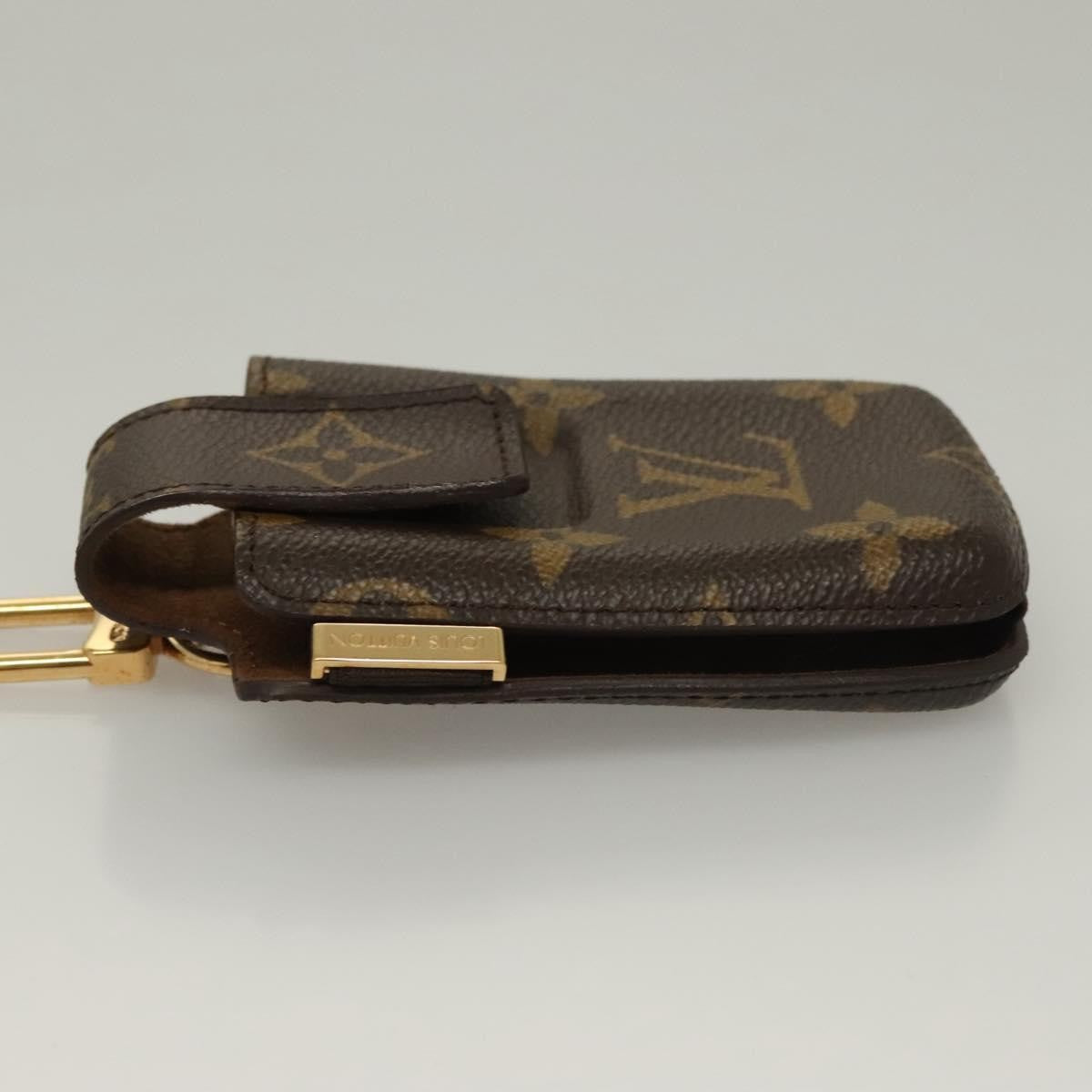 Louis Vuitton Etui Phone Case Monogram Canvas Brown Canvas Bag (Pre-Owned)