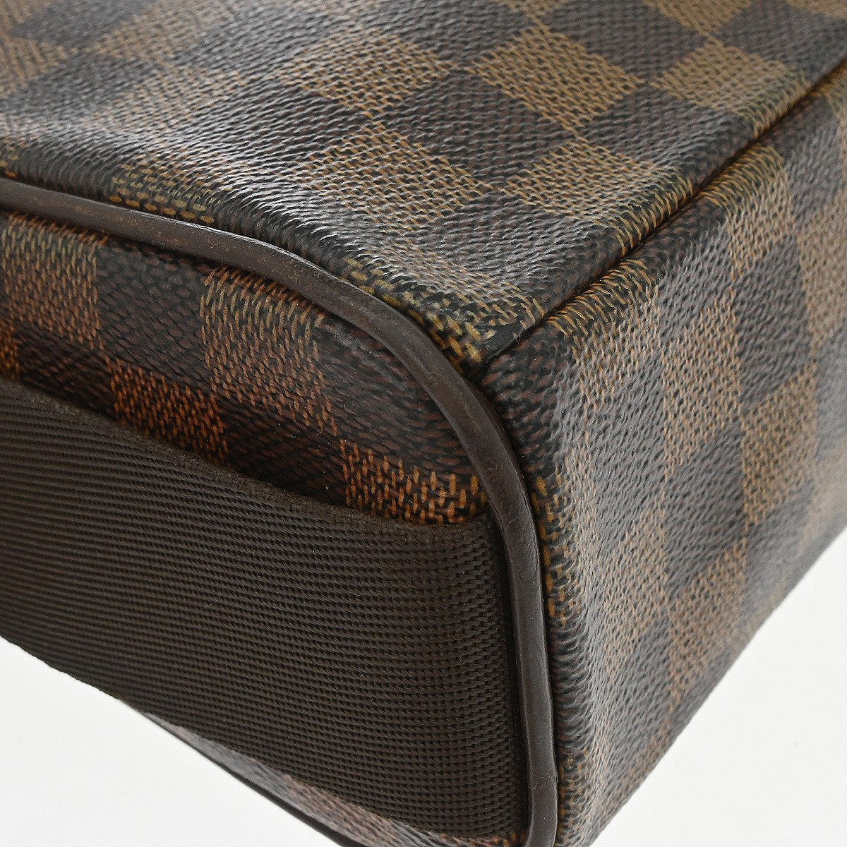 Louis Vuitton Olav Handbag Damier Brown Canvas Shoulder Bag Bag (Pre-Owned)