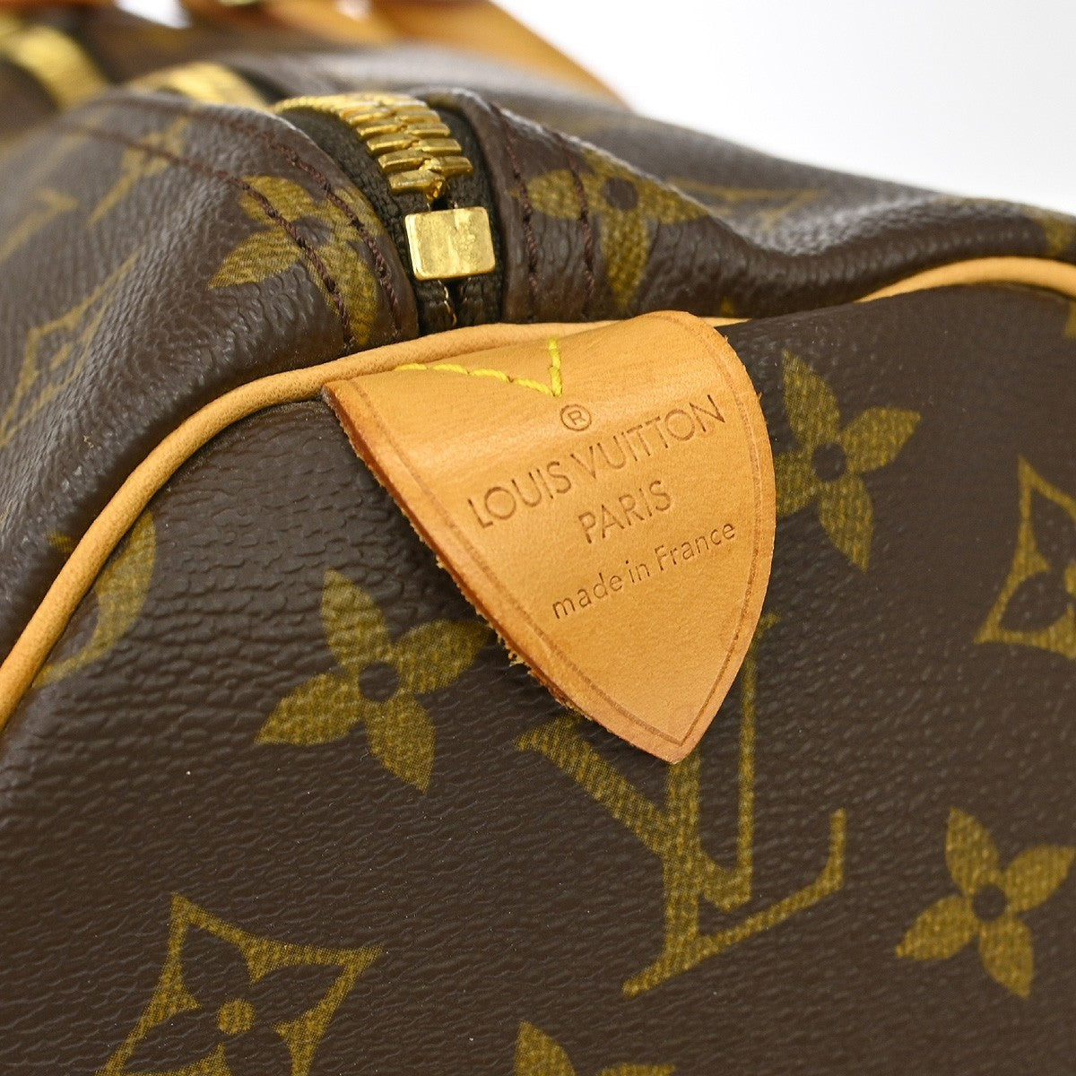 Louis Vuitton Keepall Bag Monogram Canvas Brown Canvas Travel Bag Bag (Pre-Owned)