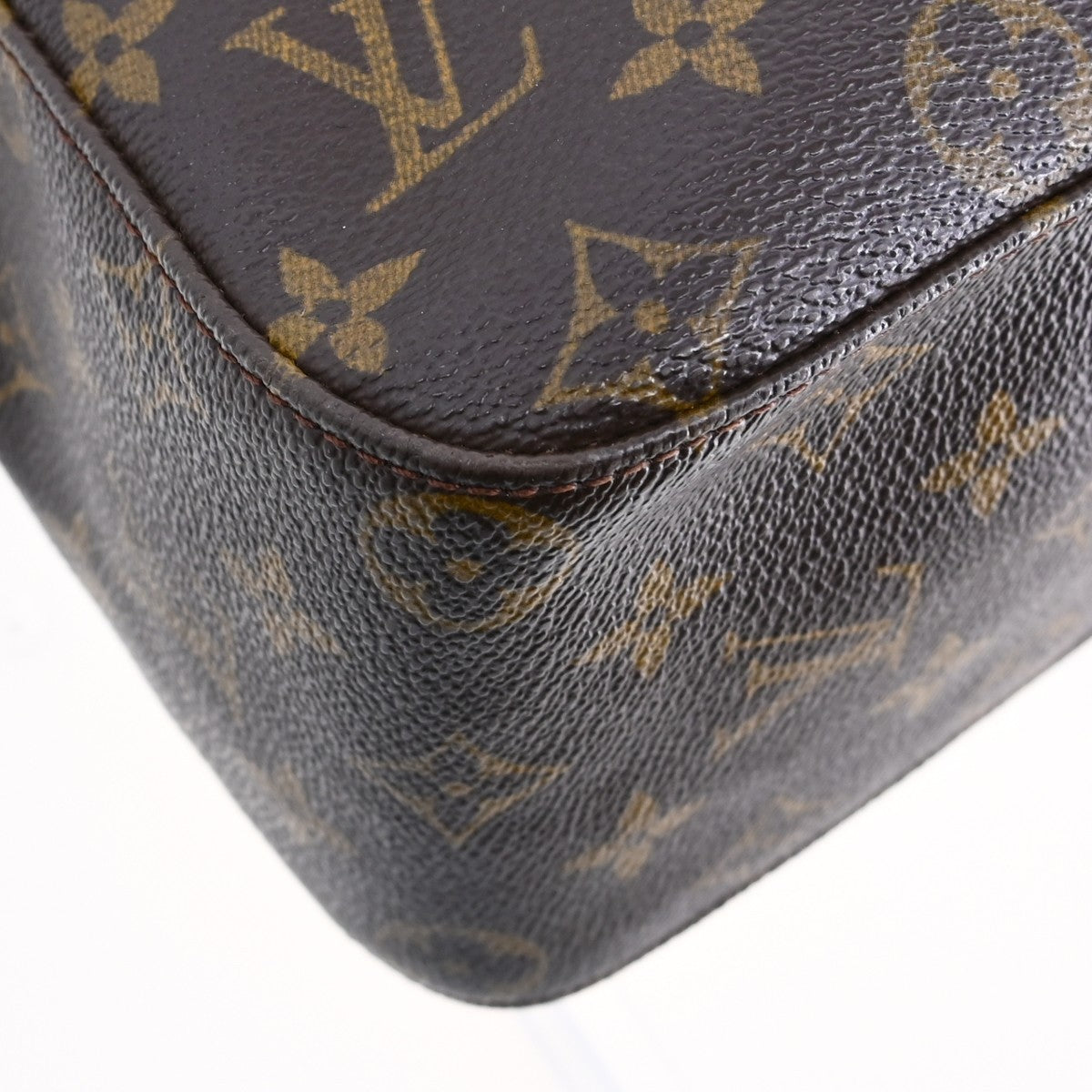 Louis Vuitton Monogram Looping Handbag Monogram Canvas Brown Canvas Shoulder Bag Bag (Pre-Owned)