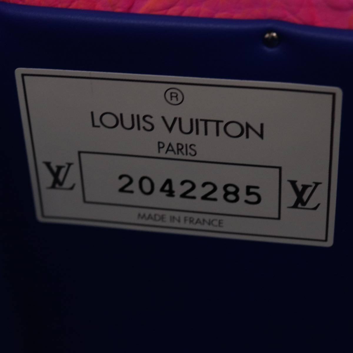 Louis Vuitton Cotteville Trunk Limited Edition Illusion Monogram Taurillon Leather Multicolour Pvc Bag (Pre-Owned)