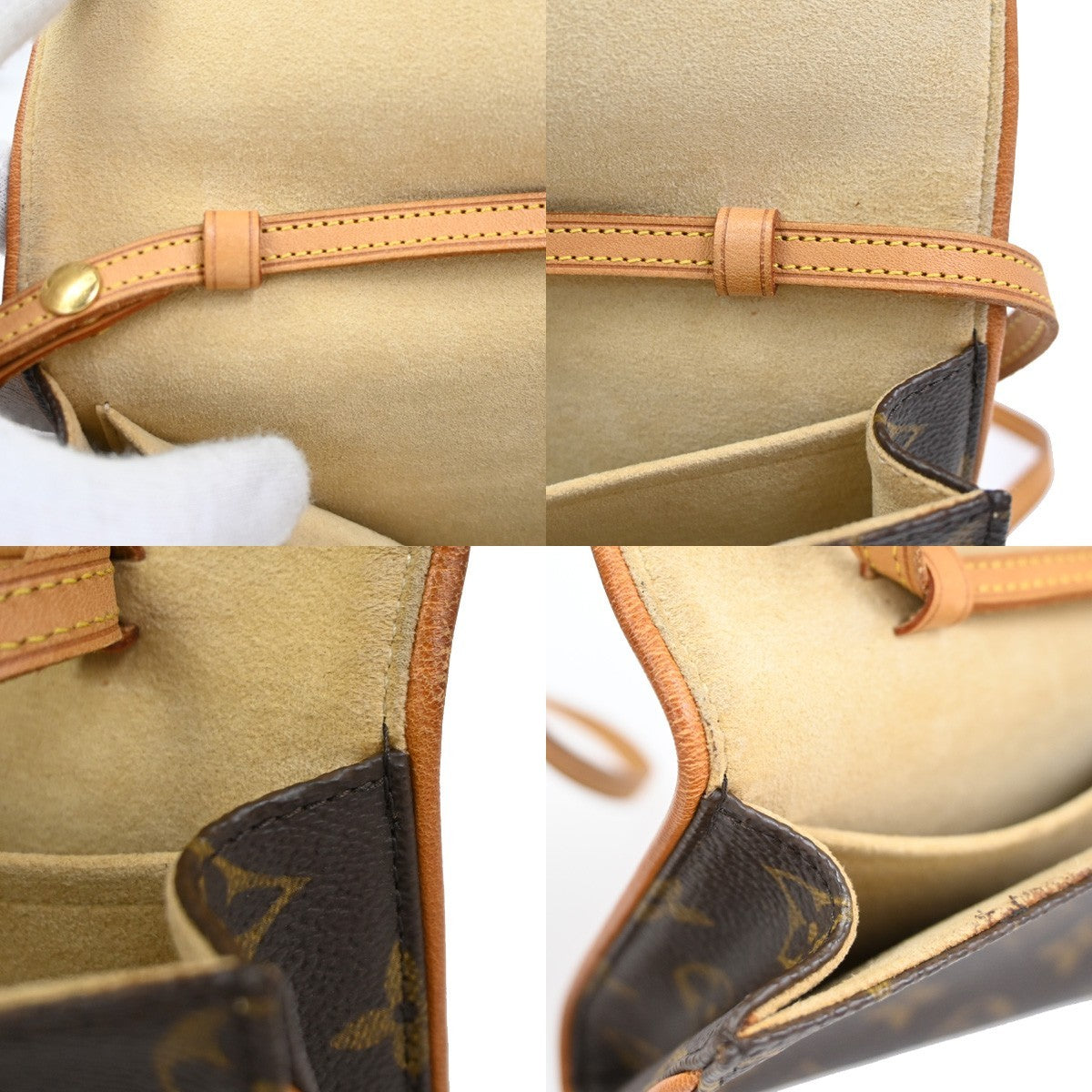 Louis Vuitton Twin Handbag Monogram Canvas Brown Canvas Clutche & Pouche Bag (Pre-Owned)