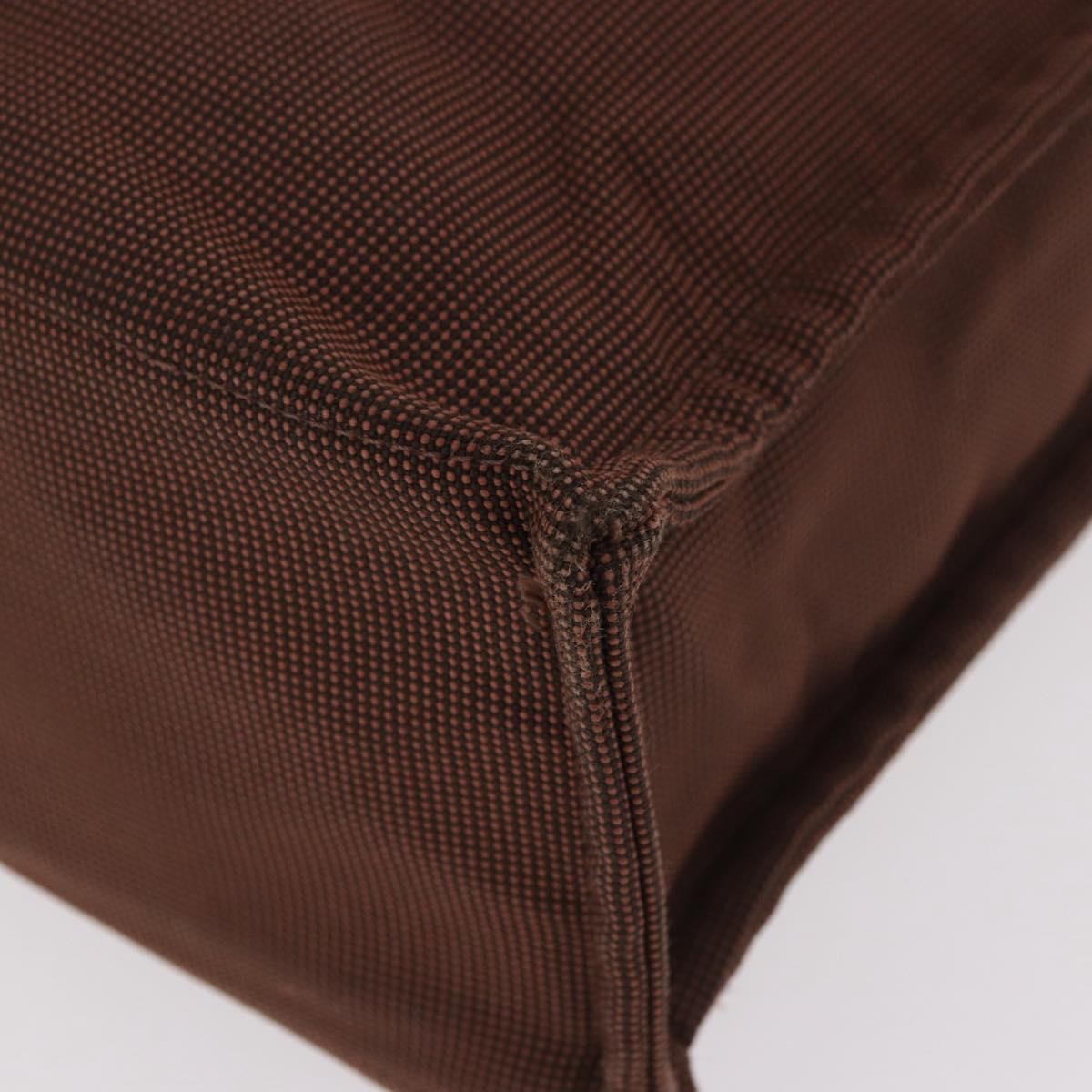 Hermes Fourre Tout Tote Canvas Brown Canvas Tote Bag Bag (Pre-Owned)