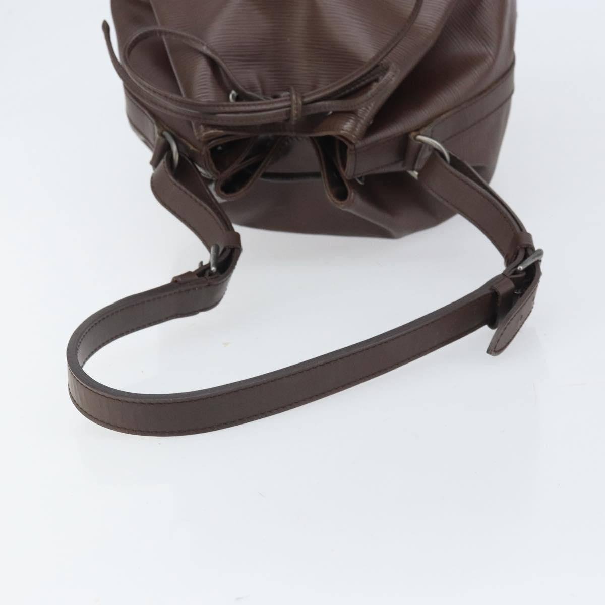 Louis Vuitton Noe Handbag Epi Leather Brown Leather Shoulder Bag Bag (Pre-Owned)