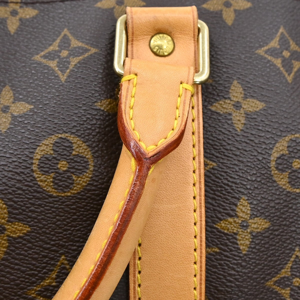 Louis Vuitton Keepall Bag Monogram Canvas Brown Canvas Travel Bag Bag (Pre-Owned)