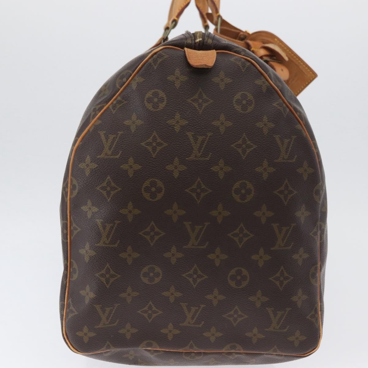 Louis Vuitton Keepall Bag Monogram Canvas Brown Canvas Travel Bag Bag (Pre-Owned)