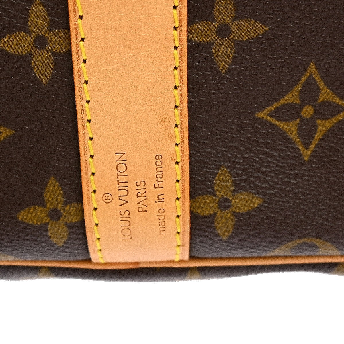 Louis Vuitton Keepall Bandouliere Bag Monogram Canvas Brown Canvas Travel Bag Bag (Pre-Owned)