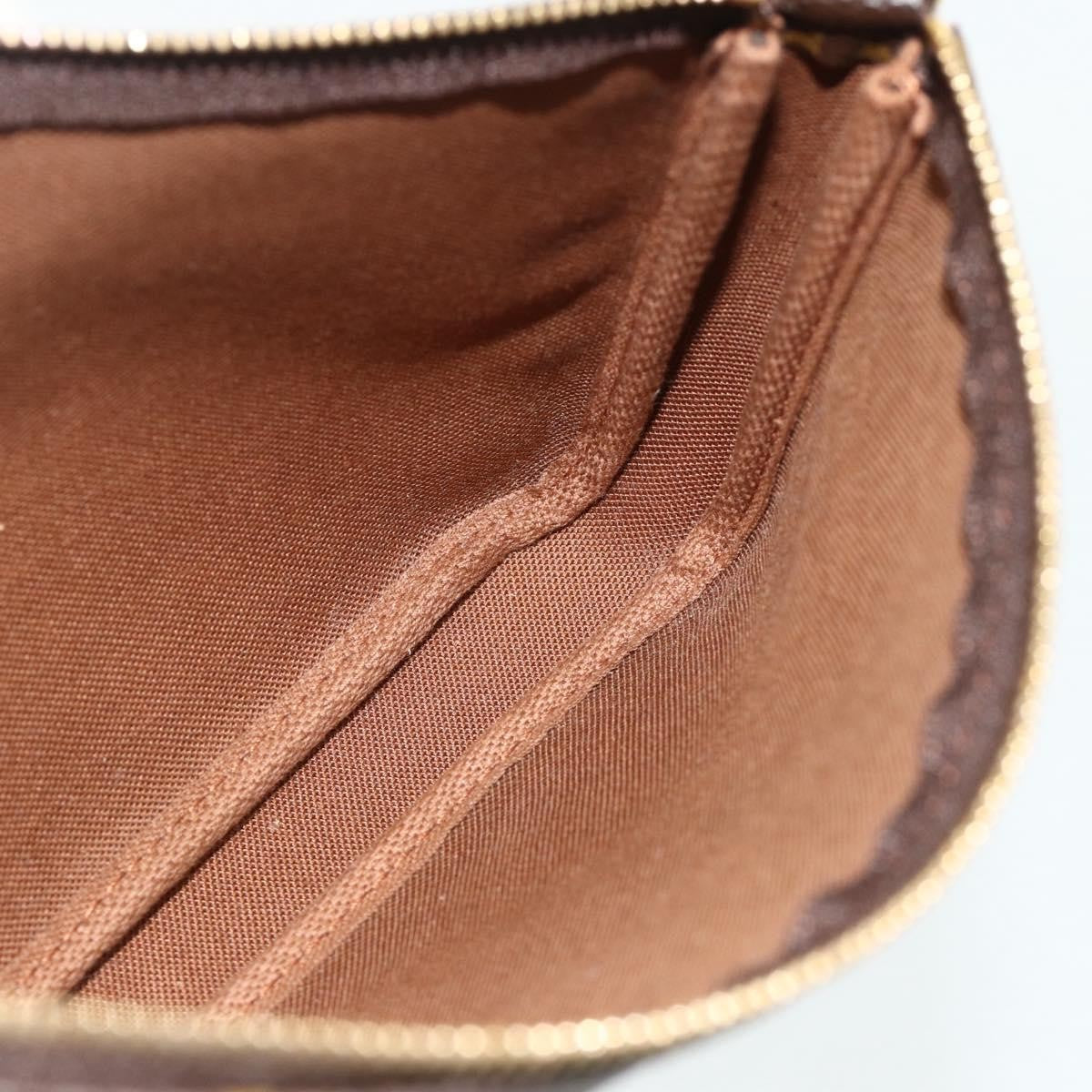 Louis Vuitton Pochette Accessoires Monogram Canvas Brown Canvas Clutche & Pouche Bag (Pre-Owned)