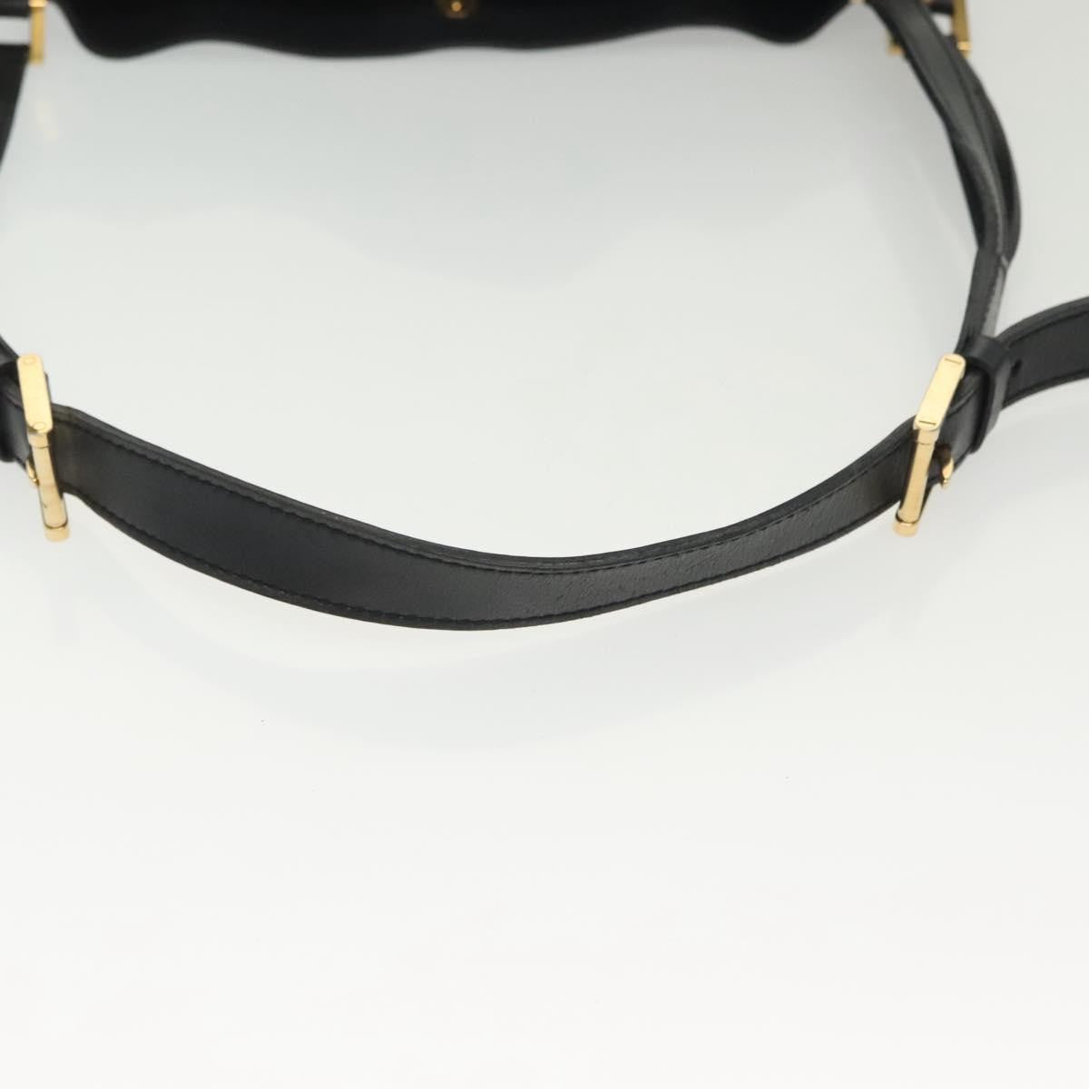 Louis Vuitton Mandara Handbag Epi Leather Black Leather Shoulder Bag Bag (Pre-Owned)
