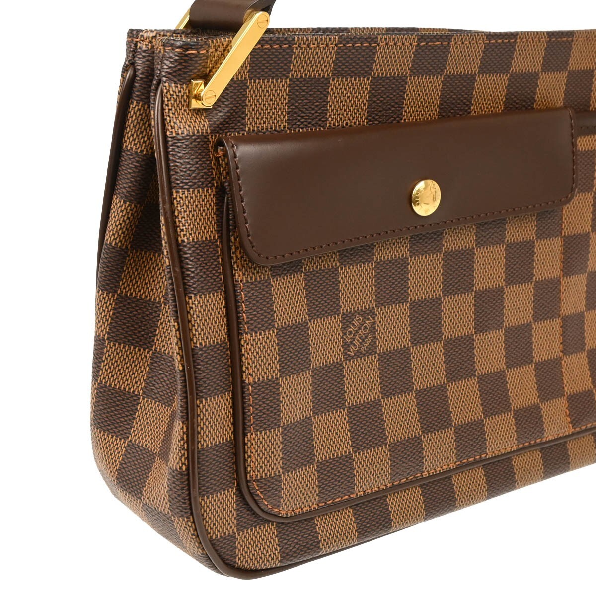 Louis Vuitton Aubagne Bag Damier Brown Canvas Shoulder Bag Bag (Pre-Owned)
