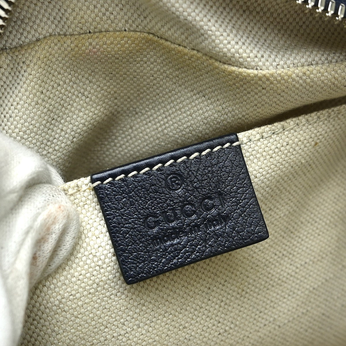 Gucci Gg Marmont Camera Bag Canvas Multicolour Canvas Handbag (Pre-Owned)