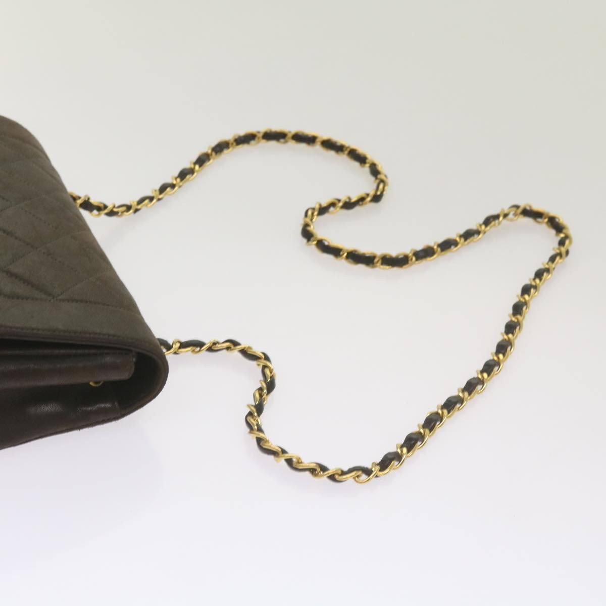 Chanel Vintage Diana Flap Bag Quilted Lambskin Black Leather Shoulder Bag Bag (Pre-Owned)