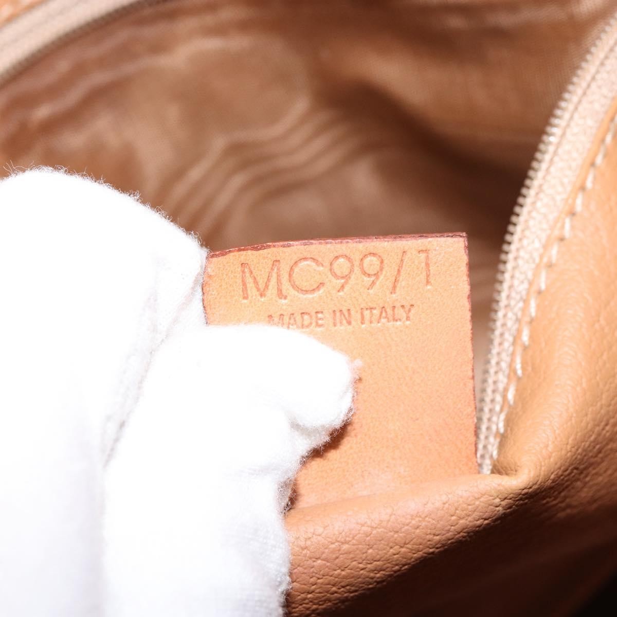 Celine Vintage Macadam Handbag Macadam Brown Canvas Bag (Pre-Owned)