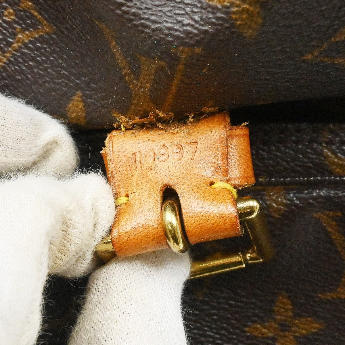Louis Vuitton Vintage Montsouris Backpack Monogram Canvas Brown Canvas Backpack Bag (Pre-Owned)