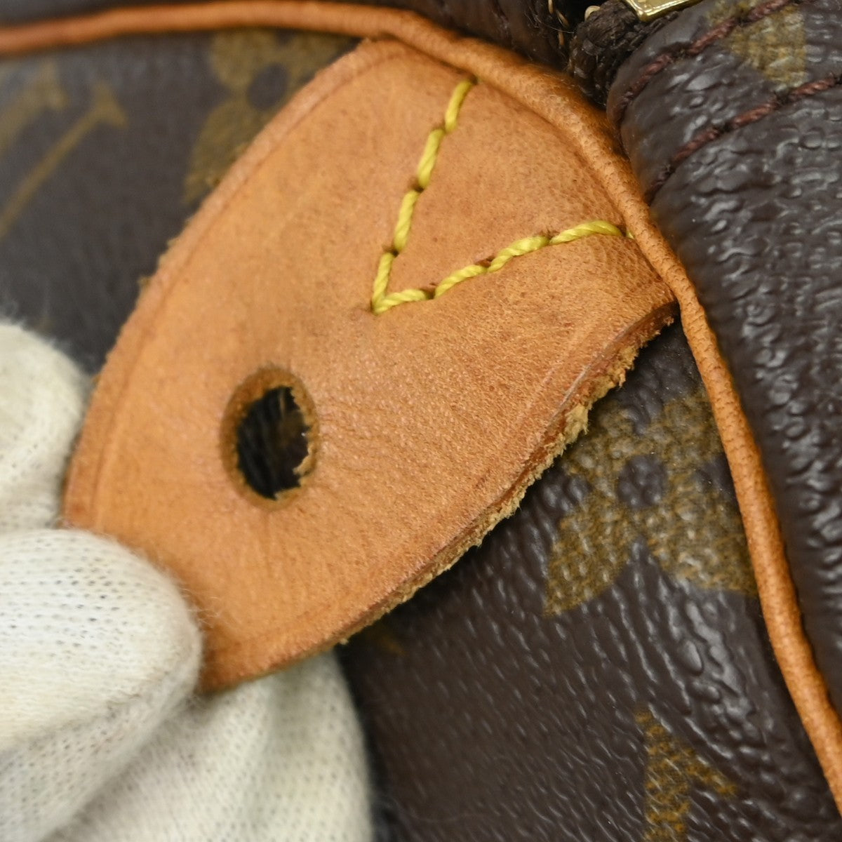 Louis Vuitton Speedy Handbag Monogram Canvas Brown Canvas Handbag (Pre-Owned)